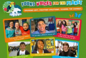 Young Voices for the Planet post card